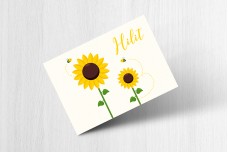 Zonnebloemen en bijtjes Zonnebloemen en bijtjes